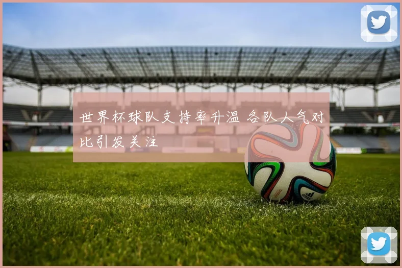 世界杯球队支持率升温 各队人气对比引发关注